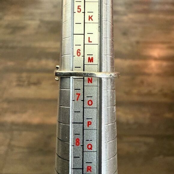 Stunning Oval Natural 5 Stone Amethyst Ring Sterling Silver Womens Size 6 New - Picture 6 of 10